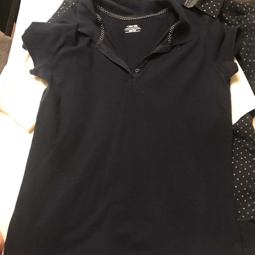 XXL Girls Navy Blue Polo Shirt